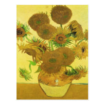 Sunflowers By Vincent Van Gogh Post Cards