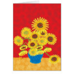 Sunflowers card