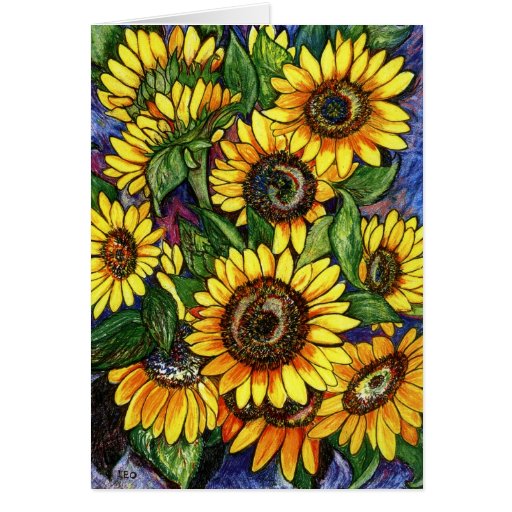 Sunflowers Card
