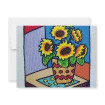 Sunflowers D 12 by Piliero invitations by piliero Sunflowers D 12 by Piliero invitations
