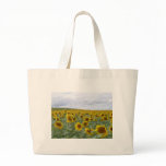 Sunflowers field - champ de tournesols - girasol bags
