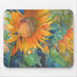 Sunflowers Floral Mouse Mat mousepad