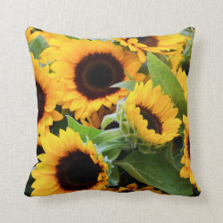 Sunflowers Floral Pillows