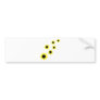 sunflowers icon bumper sticker
