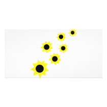 sunflowers icon photo cards