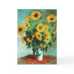 sunflowers, monet, paintings, impressionism,