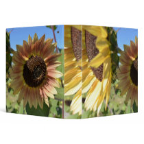 Sunflowers in a Garden Binder