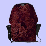Sunflowers in Burgundy messenger bags