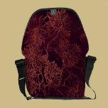 Sunflowers in Burgundy rickshaw messenger bags