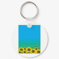 Sunflowers keychains by mariabellimages Sunflowers keychains