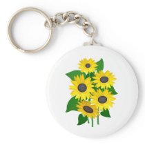 Sunflowers Keychain
