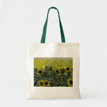 Sunflowers line art bags