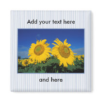 Sunflowers magnets by pixelholic Sunflowers magnets