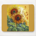Sunflowers mousepads by klocke Sunflowers mousepads