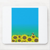 Sunflowers mousepads by mariabellimages Sunflowers mousepads
