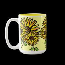 "Sunflowers!" Mug