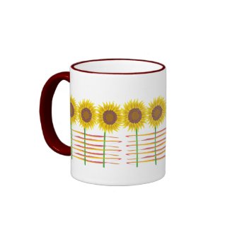 Sunflowers mug