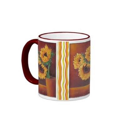 Sunflowers mug by Artistesque