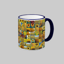 sunflowers mugs