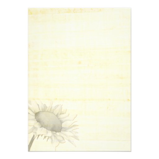 Sunflowers + Papyrus Print Rehearsal Dinner Invite