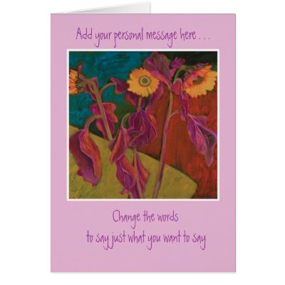 "Sunflowers" Personalize it! Greeting Cards by MiliGirl