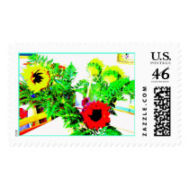 Sunflowers postage