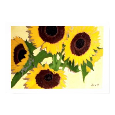 SUNFLOWERS PRINT by PETEIAN