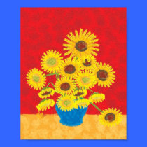 Sunflowers posters