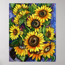 Sunflowers Print