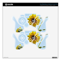 Sunflowers PS3 Controller Decal