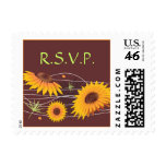 Sunflowers RSVP Postage Stamp