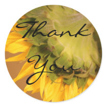 Sunflowers, Thank You stickers by Priscilla48 Sunflowers, Thank You stickers