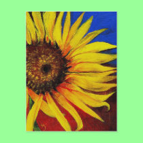 Sunflowers to Warm-up Your Heart! postcards