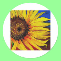 Sunflowers to Warm-up Your Heart! stickers