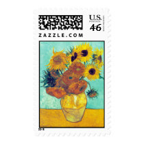 Sunflowers, Van Gogh Postage