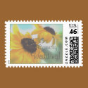 sunflowers wedding 1 postage