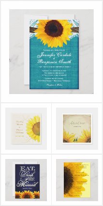 Sunflowers Wedding Collection 
