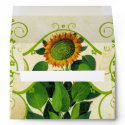 SunFlowers Wedding Envelopes envelope