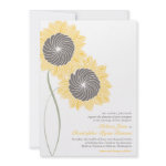 Sunflowers Wedding Invitation