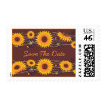 Sunflowers Wedding Invitation Announcement 2 Stamps