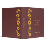 Sunflowers Wedding Planner Album Binders