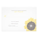 Sunflowers Wedding Response Personalized Invitation