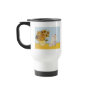 Sunflowers - White Persian cat