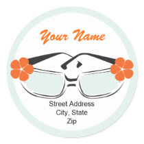 Sunglasses Address Label stickers