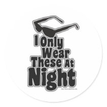 Sunglasses After Dark stickers by Saywhattees Sunglasses After Dark stickers