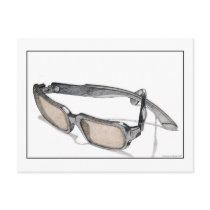 Sunglasses Postcard by floatinglemons Sunglasses Postcard