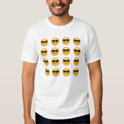 Sunglasses smiley emoji t-shirt