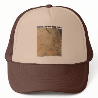 Sunglint On The Nile (Picture Earth Satellite) hat