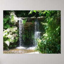 Sunken Garden Falls Poster