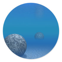 Sunken Stones Round Sticker